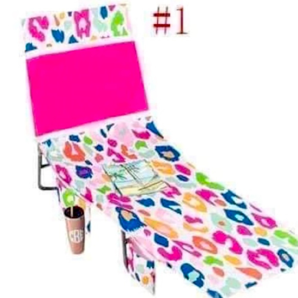 Loung chair beach towel